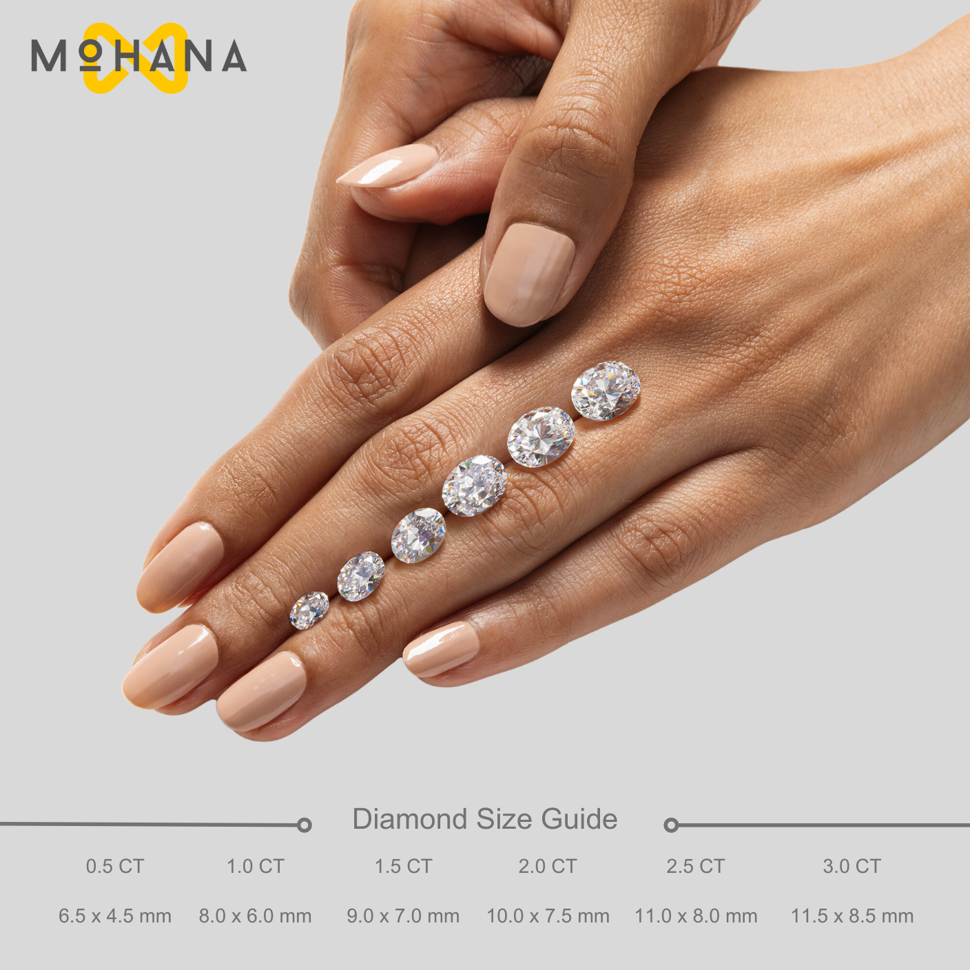 3 Carat Oval Cut Hidden Halo & Pave Set Lab Diamond Engagement Ring - Viviana