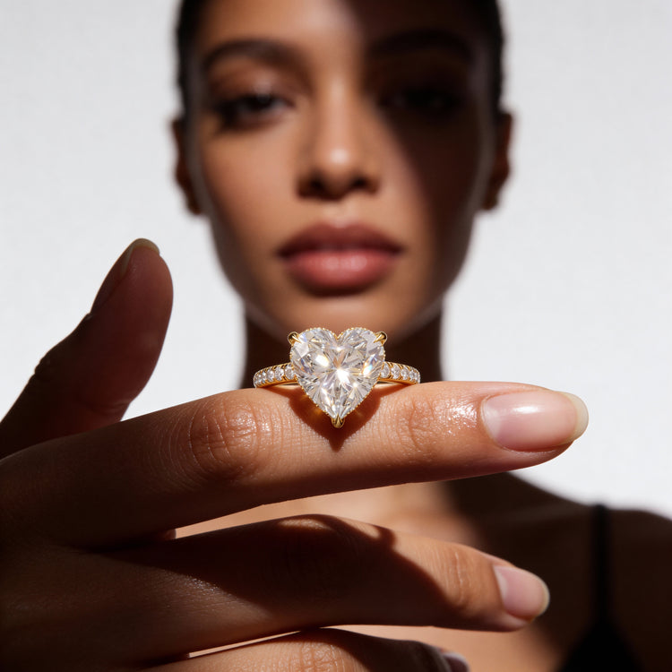 Heart Diamond Ring