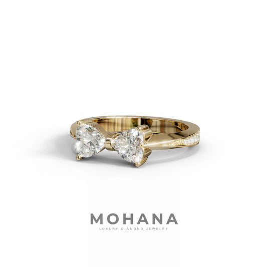 1.5 Carat Heart Cut Diamond Ring - Love