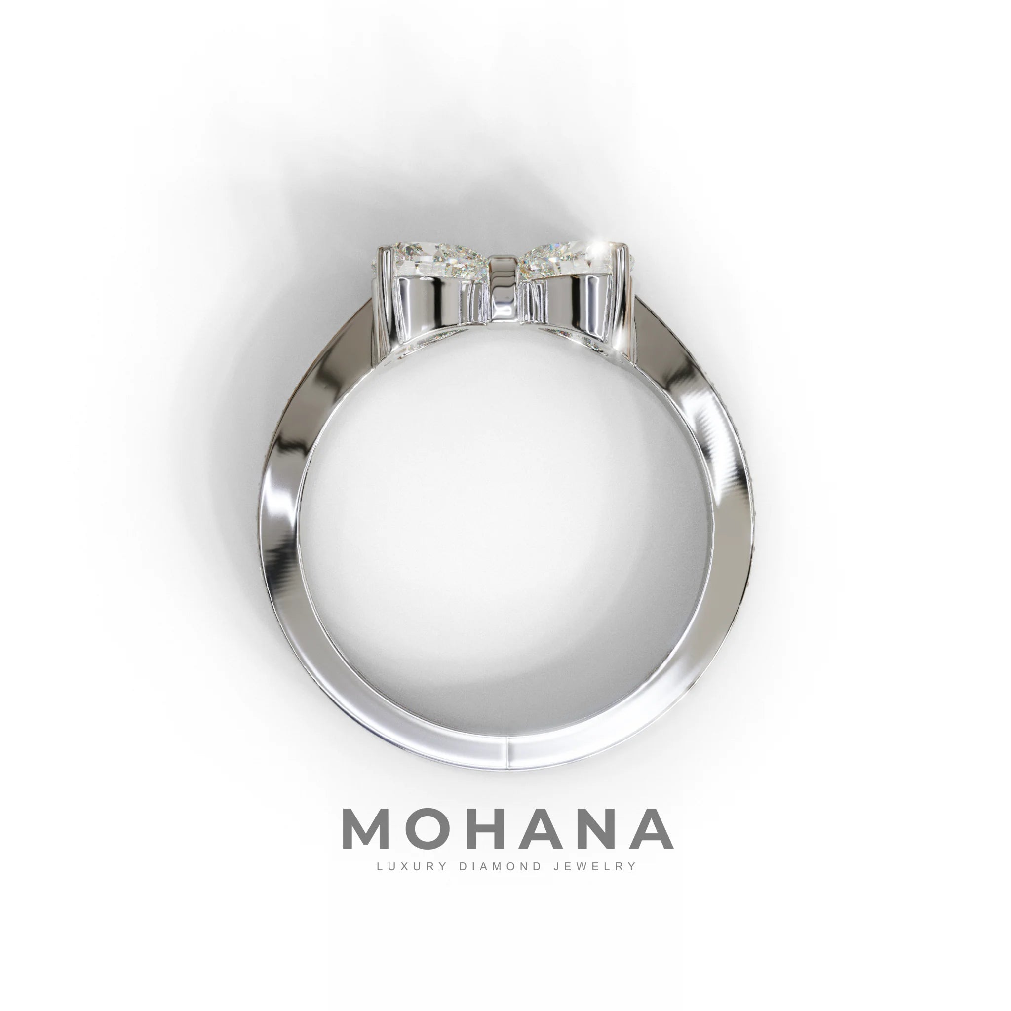 1.5 Carat Heart Cut Diamond Ring - Love