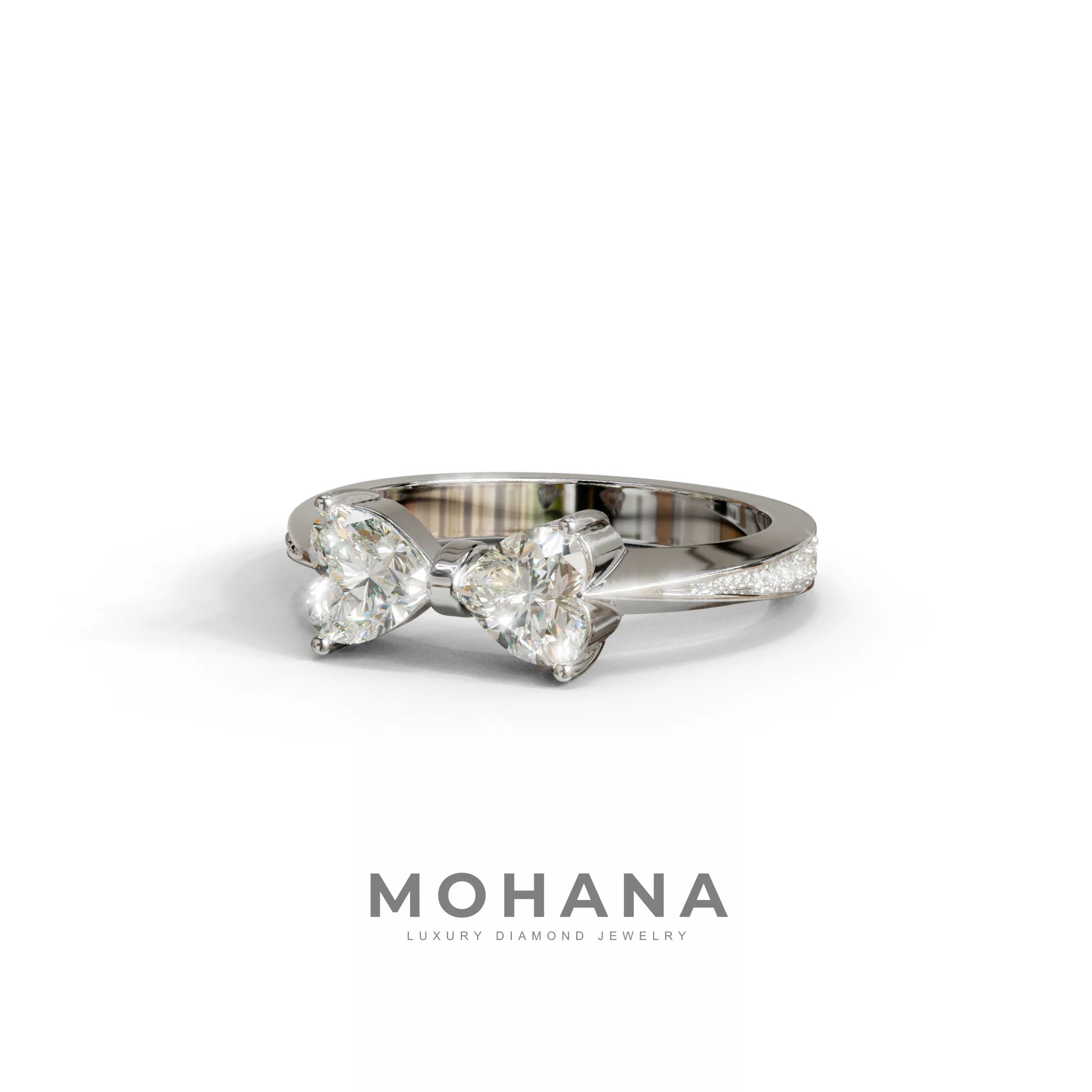 1.5 Carat Heart Cut Diamond Ring - Love