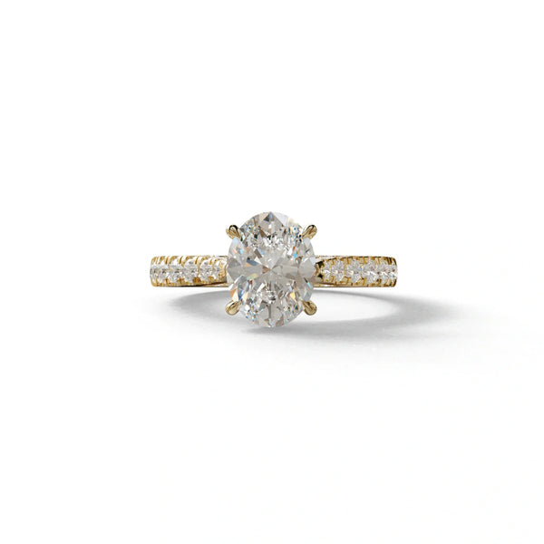 1.5 Carat Lab Grown Diamond Engagement Ring – Oval Cut Solitaire | Scorpio