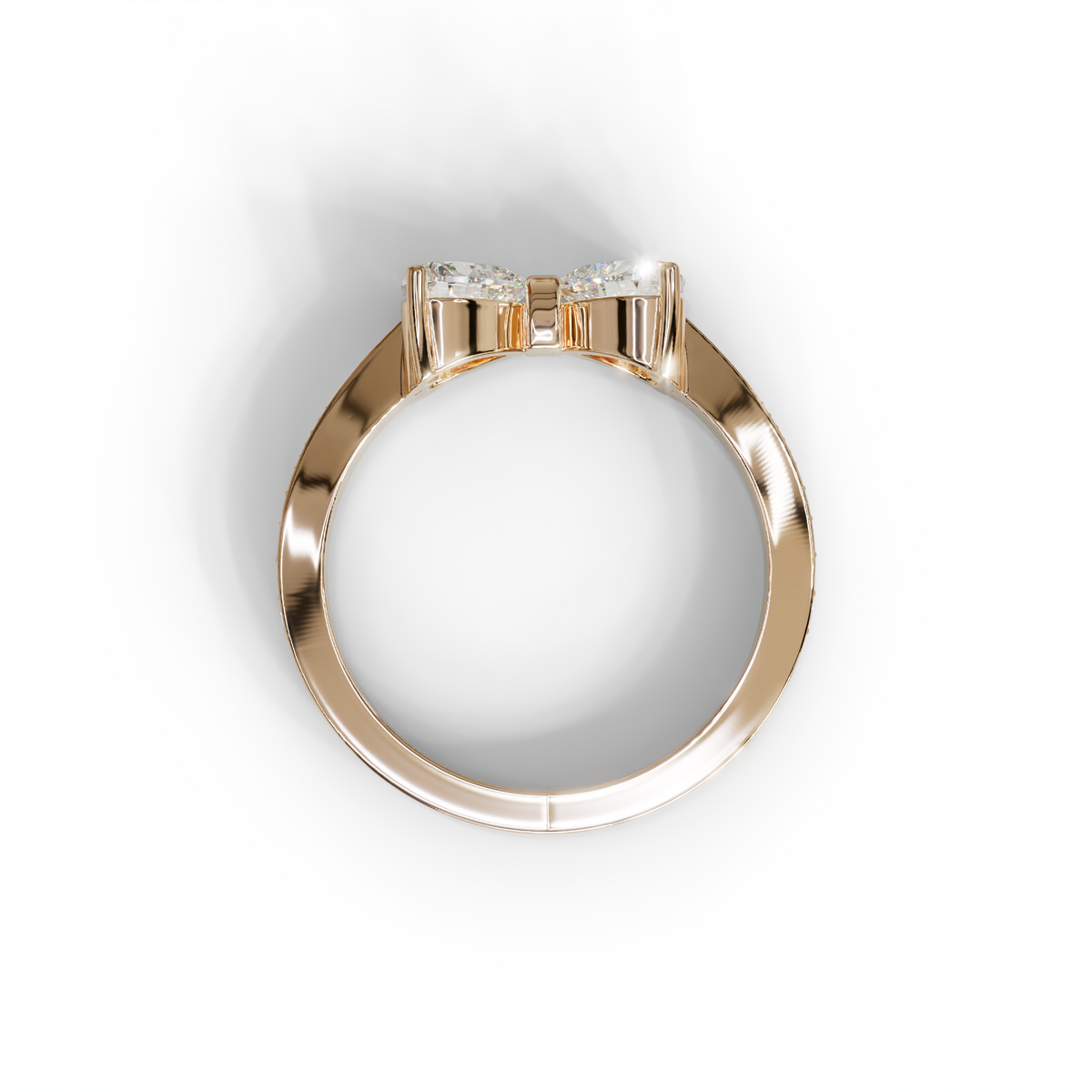 1.5 Carat Heart Cut Diamond Ring - Love