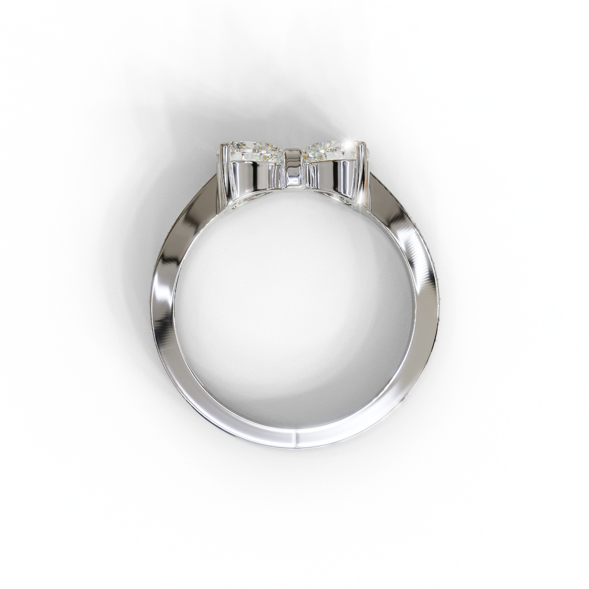 1.5 Carat Heart Cut Diamond Ring - Love