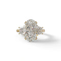 5 Carat Lab Grown Diamond Engagement Ring · Oval Cut Three Stone | Solstice - view 1