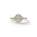 2.5 Carat Lab Grown Diamond Engagement Ring · Oval Cut Nature-Inspired | Halcyon - view 1