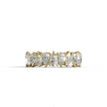 Concierge Eternity - Pear Diamond Full Eternity Band - Stackable Ring - 10K Solid Gold / Yellow Gold
