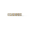E VVS 5 Carat Round Full Eternity Lab Diamond Band - Prong Setting - 10K Solid Gold / Yellow Gold