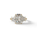 3.5 Carat Lab Grown Diamond Engagement Ring · Cushion Cut Three Stone | Trilogy - view 1