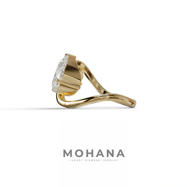 2.8 Carat Lab Grown Diamond Engagement Ring – Round Cut Toi Et Moi | Toi Et Moi alternate view
