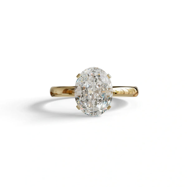 2 Carat Lab Grown Diamond Engagement Ring – Oval Cut Solitaire | Eira