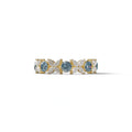 Yellow Gold Marquise & Round Brilliant Diamond Flower Cluster Ring - 18k Gold - 10K Solid Gold / Yellow Gold