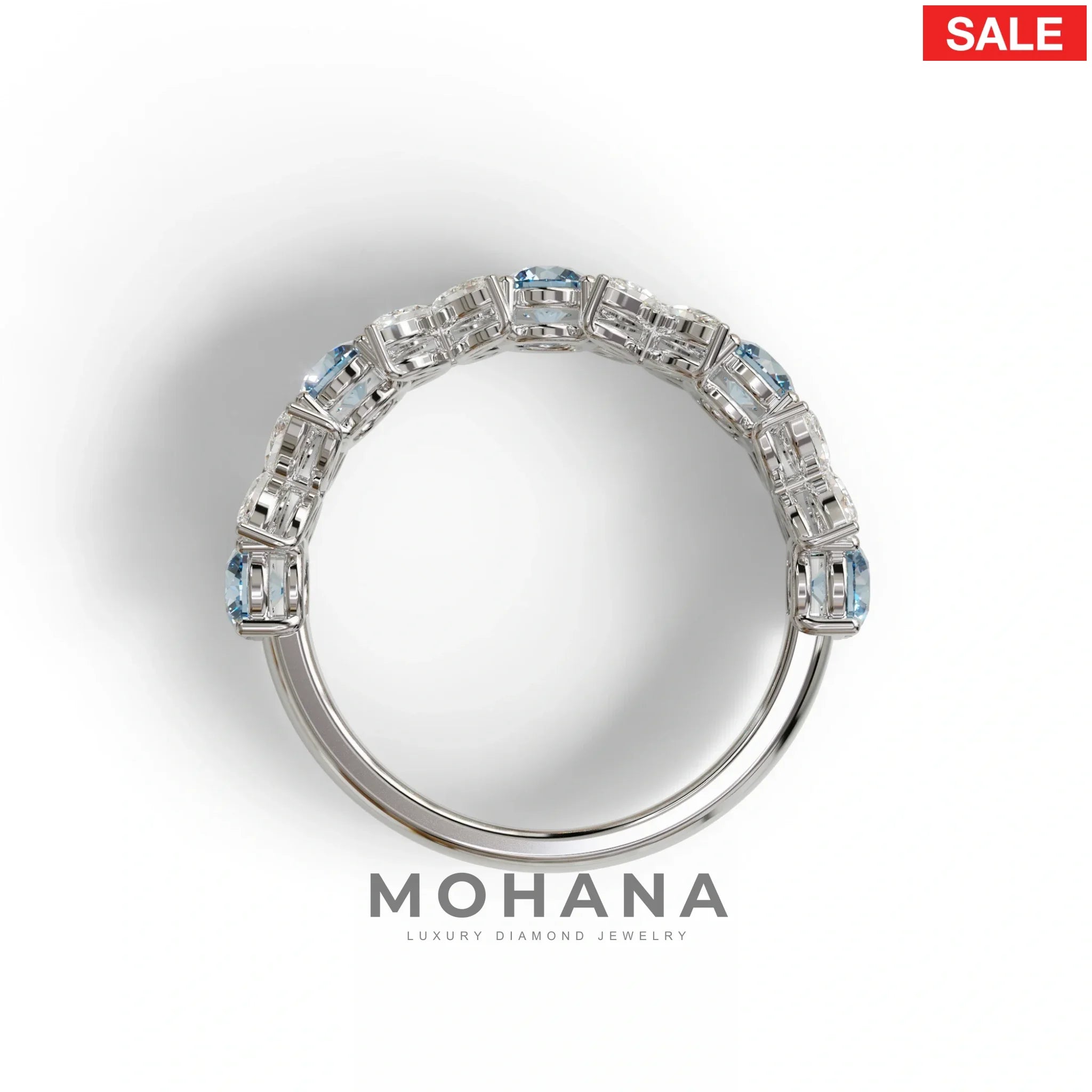 Yellow Gold Marquise & Round Brilliant Diamond Flower Cluster Ring - 18k Gold