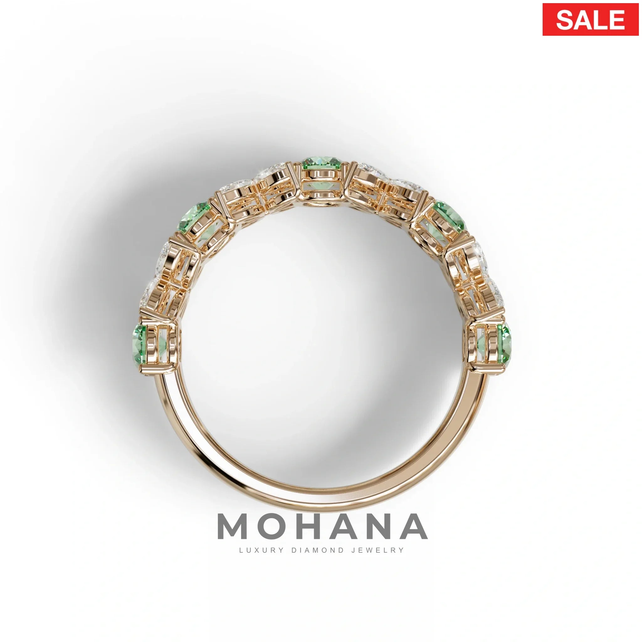 Yellow Gold Marquise & Round Brilliant Diamond Flower Cluster Ring - 18k Gold