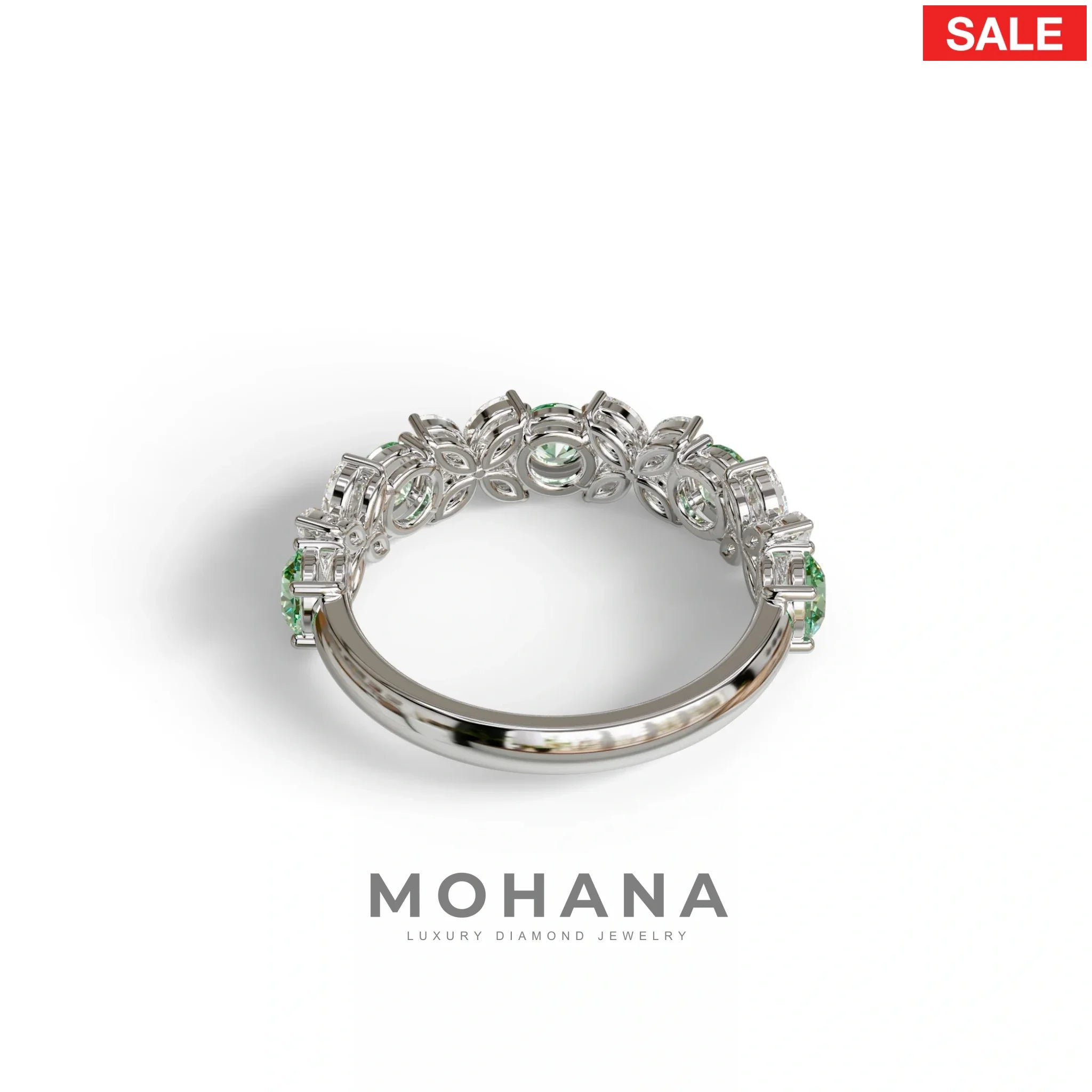 Yellow Gold Marquise & Round Brilliant Diamond Flower Cluster Ring - 18k Gold
