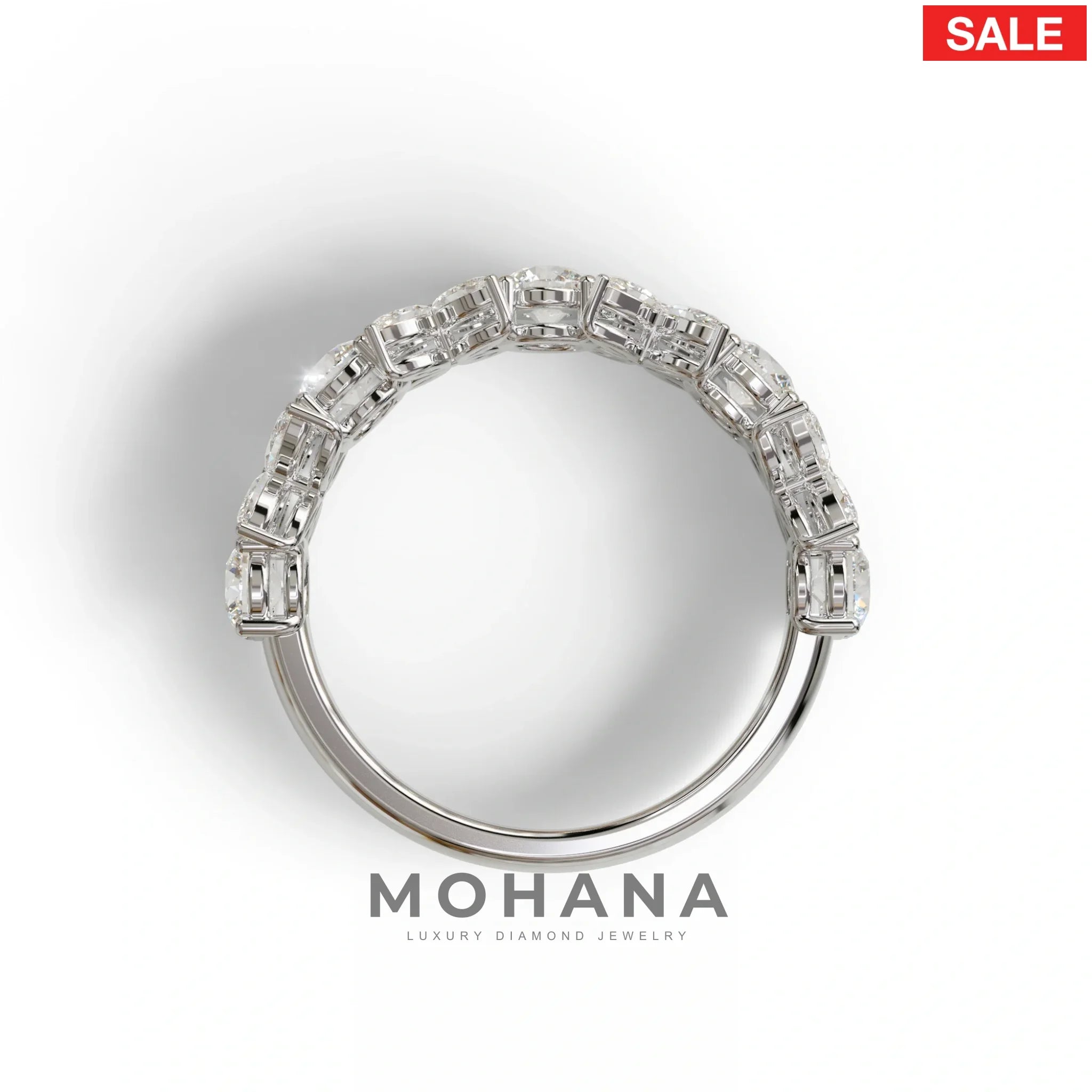 Yellow Gold Marquise & Round Brilliant Diamond Flower Cluster Ring - 18k Gold