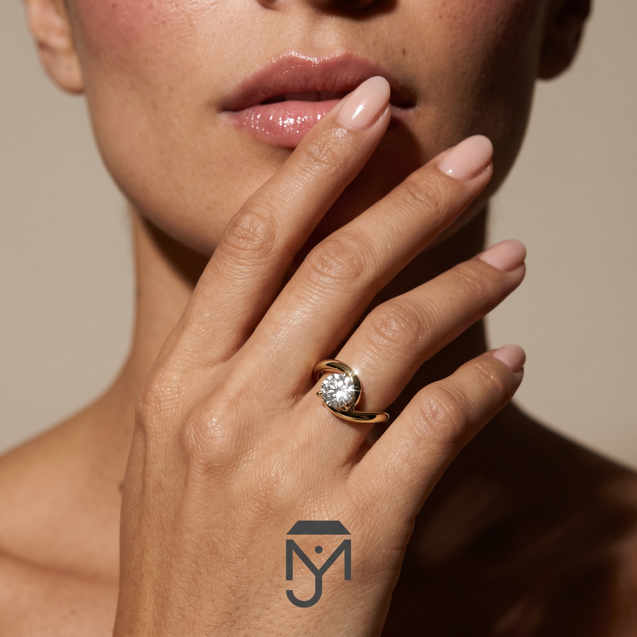 1.5 Carat Lab Grown Diamond Engagement Ring – Round Cut Solitaire | Tauras - Engagement Ring