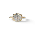 3 to 5 Carat Lab Grown Diamond Engagement Ring · Cushion Cut Bezel Set | Reverie - view 1