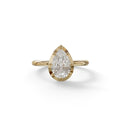 3 to 5 Carat Lab Grown Diamond Engagement Ring · Pear Cut Bezel Set | Mirage - view 1