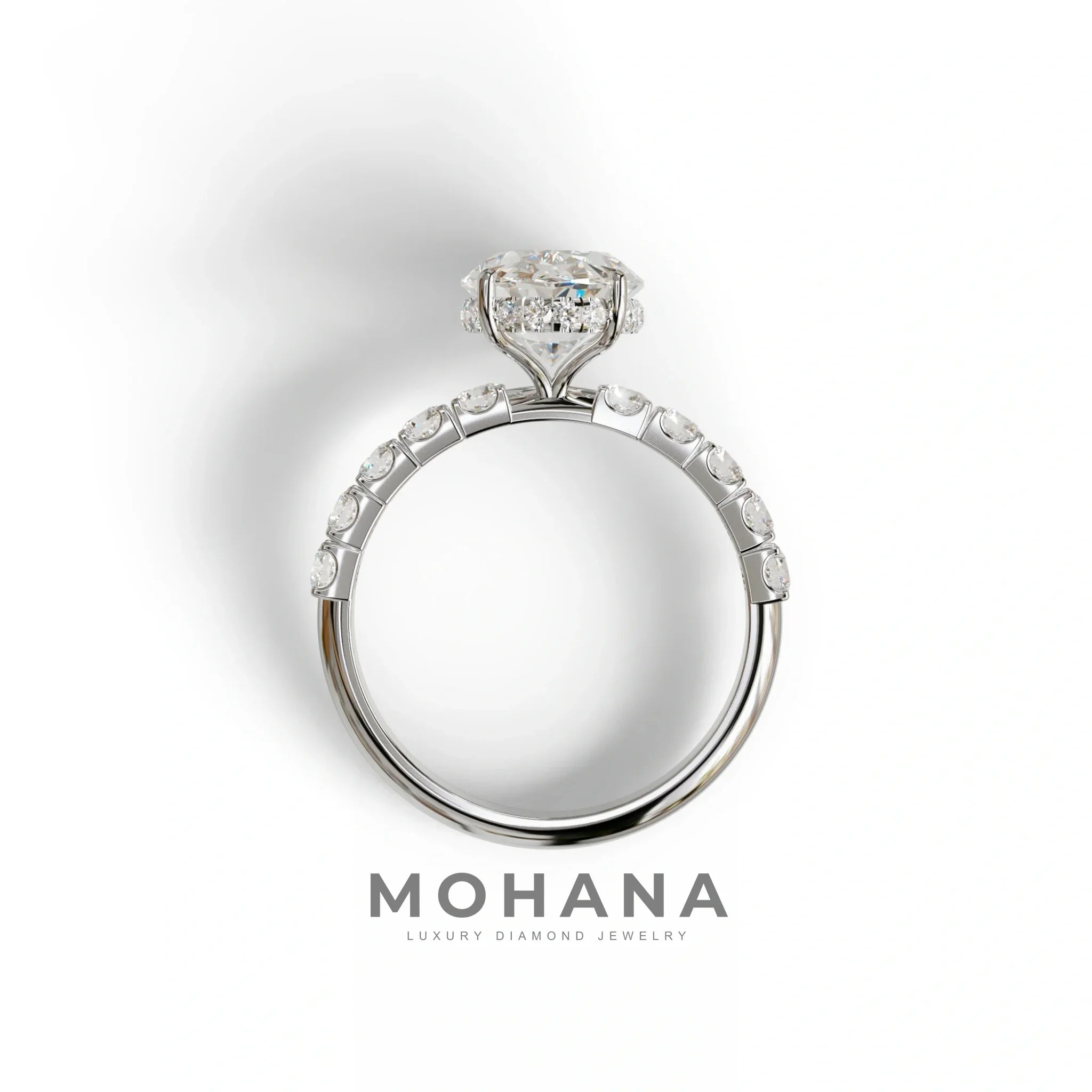 3 Carat E VVS Lab Diamond Oval Engagement Ring - Christie’s