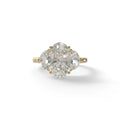 3 Carat Lab Grown Diamond Engagement Ring · Oval Cut Three Stone | Constellation - view 1