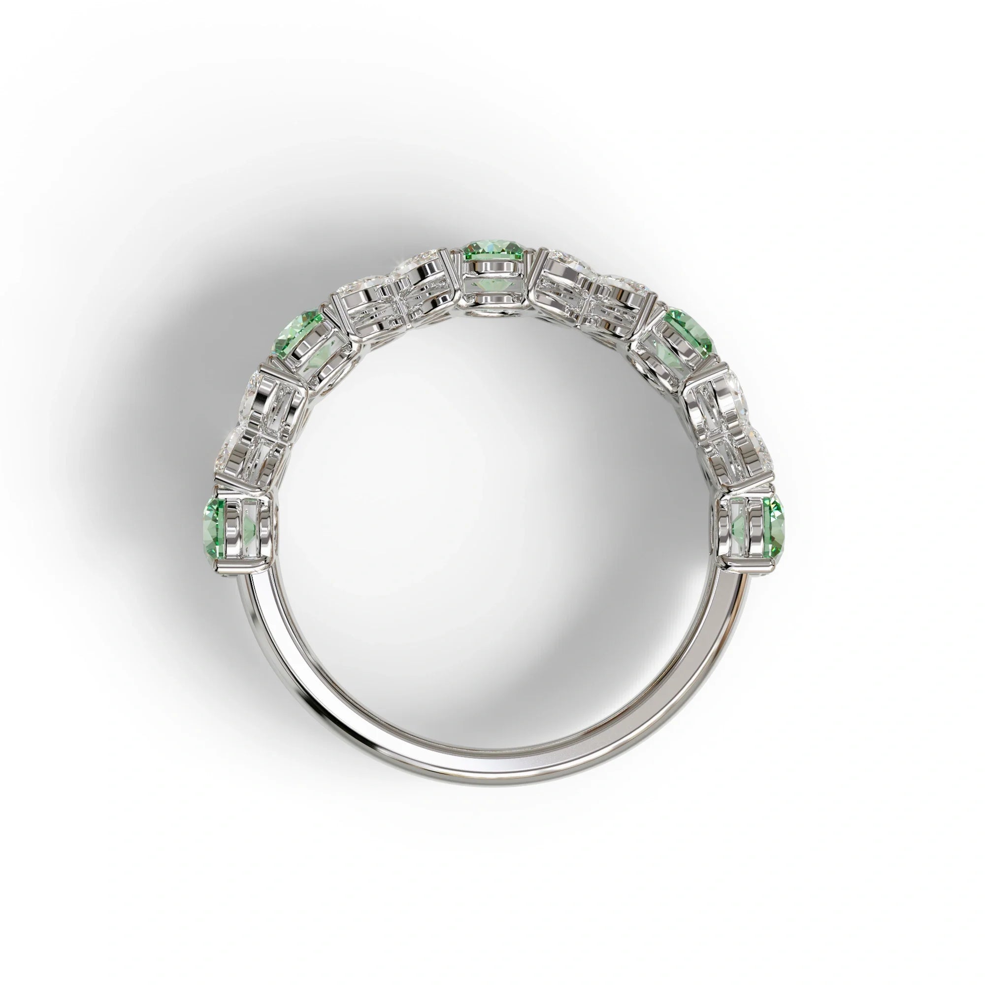 Yellow Gold Marquise & Round Brilliant Diamond Flower Cluster Ring - 18k Gold