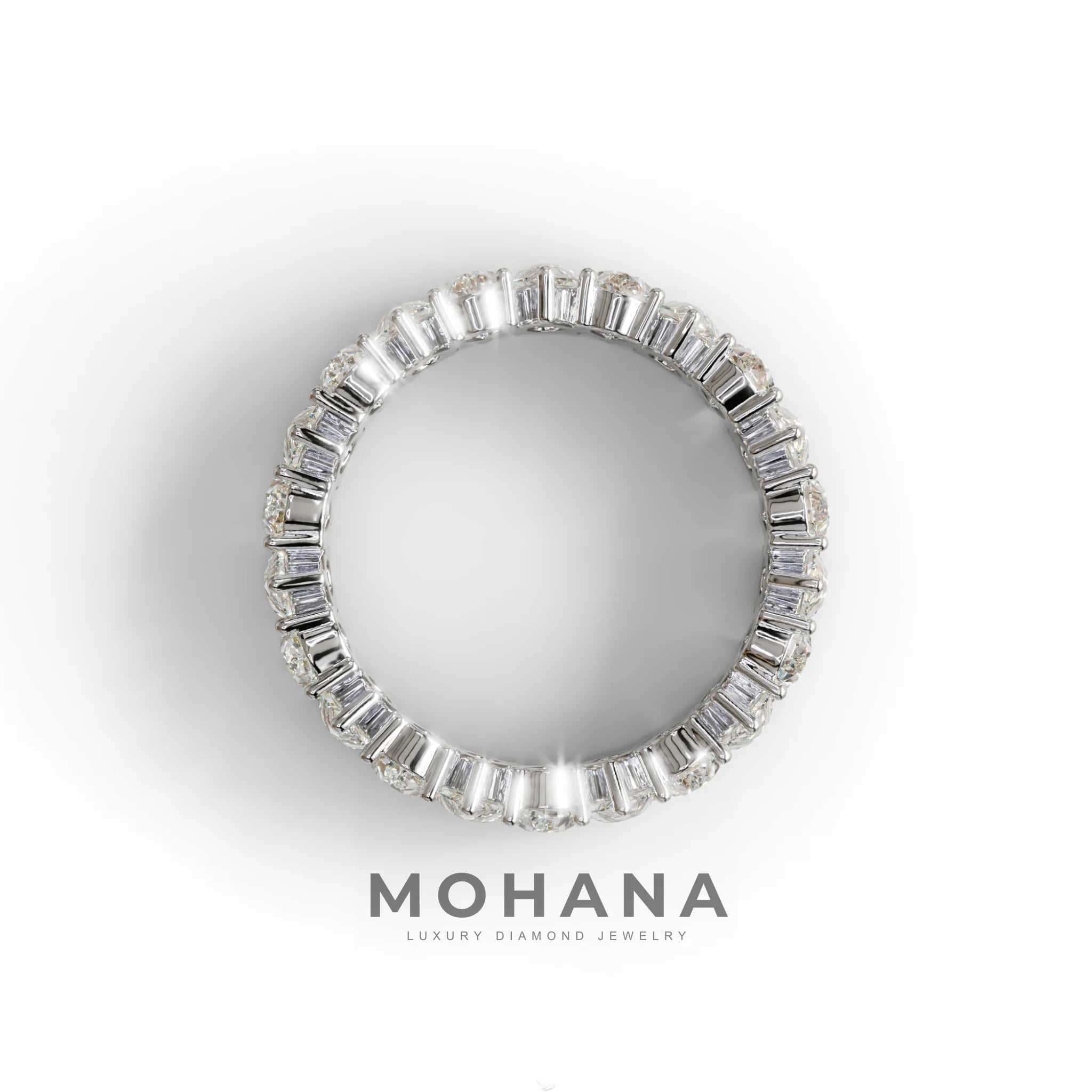 Concierge Eternity - Pear Diamond Full Eternity Band - Stackable Ring