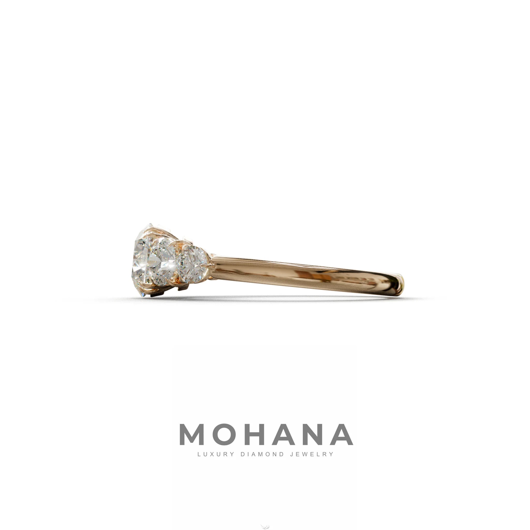 4 Carat Round Multi Stone Diamond Ring - Avia
