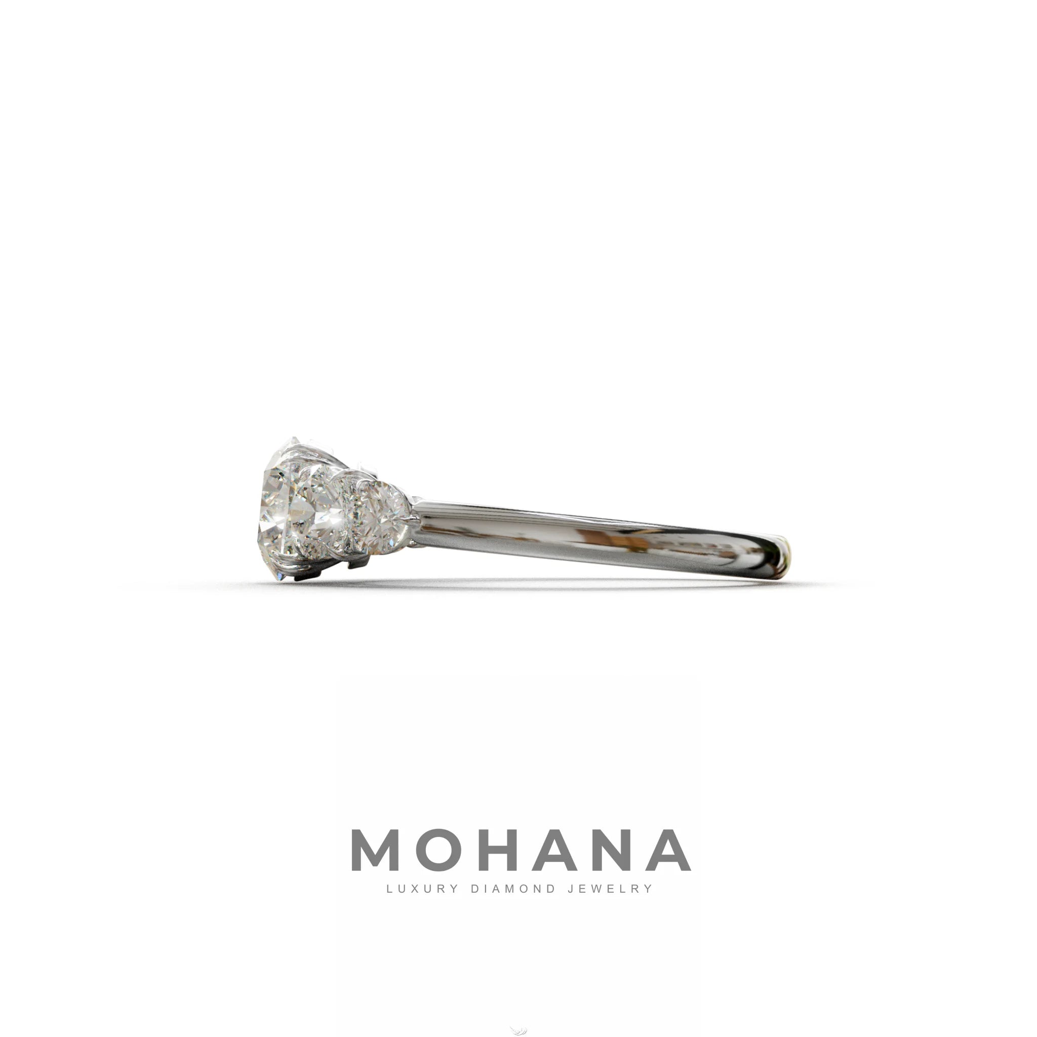 4 Carat Round Multi Stone Diamond Ring - Avia