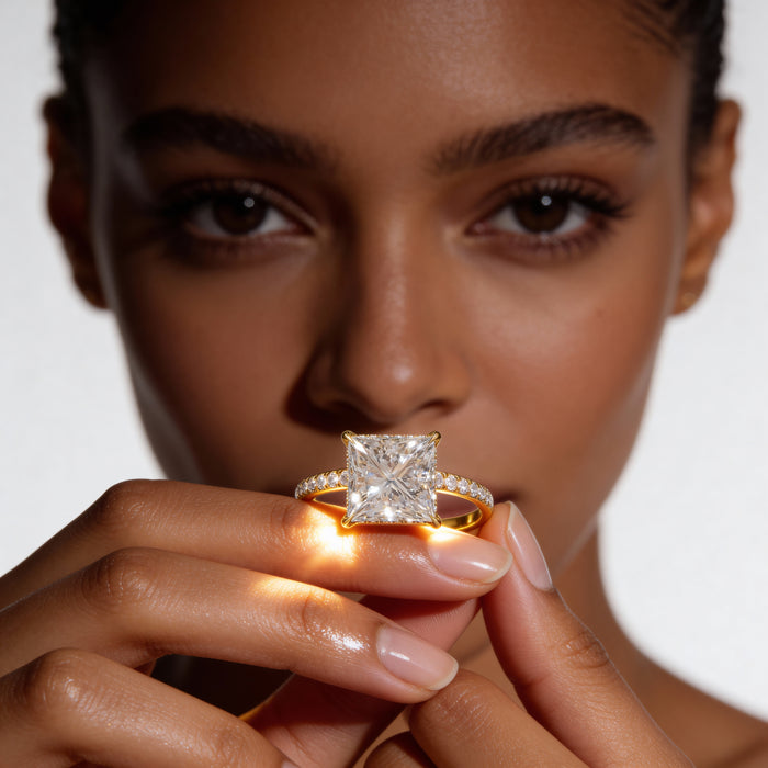 Princess Diamond Rings