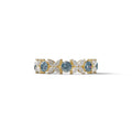 Yellow Gold Marquise & Round Brilliant Diamond Flower Cluster Ring - 18k Gold - 10K Solid Gold / Yellow Gold