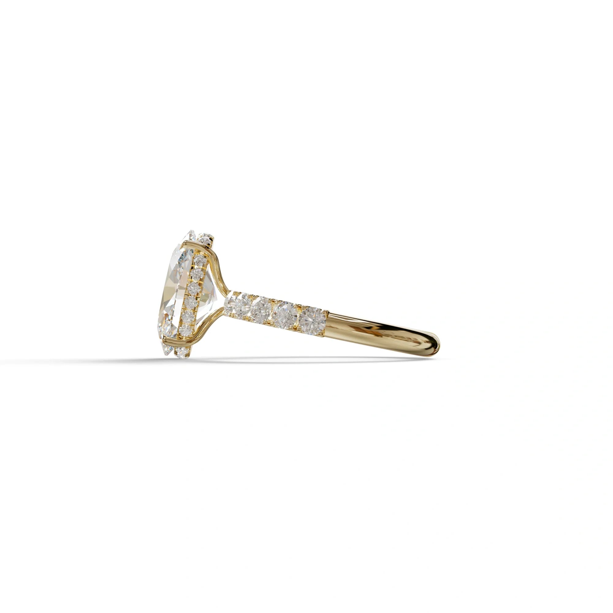 3 Carat E VVS Lab Diamond Oval Engagement Ring - Christie’s