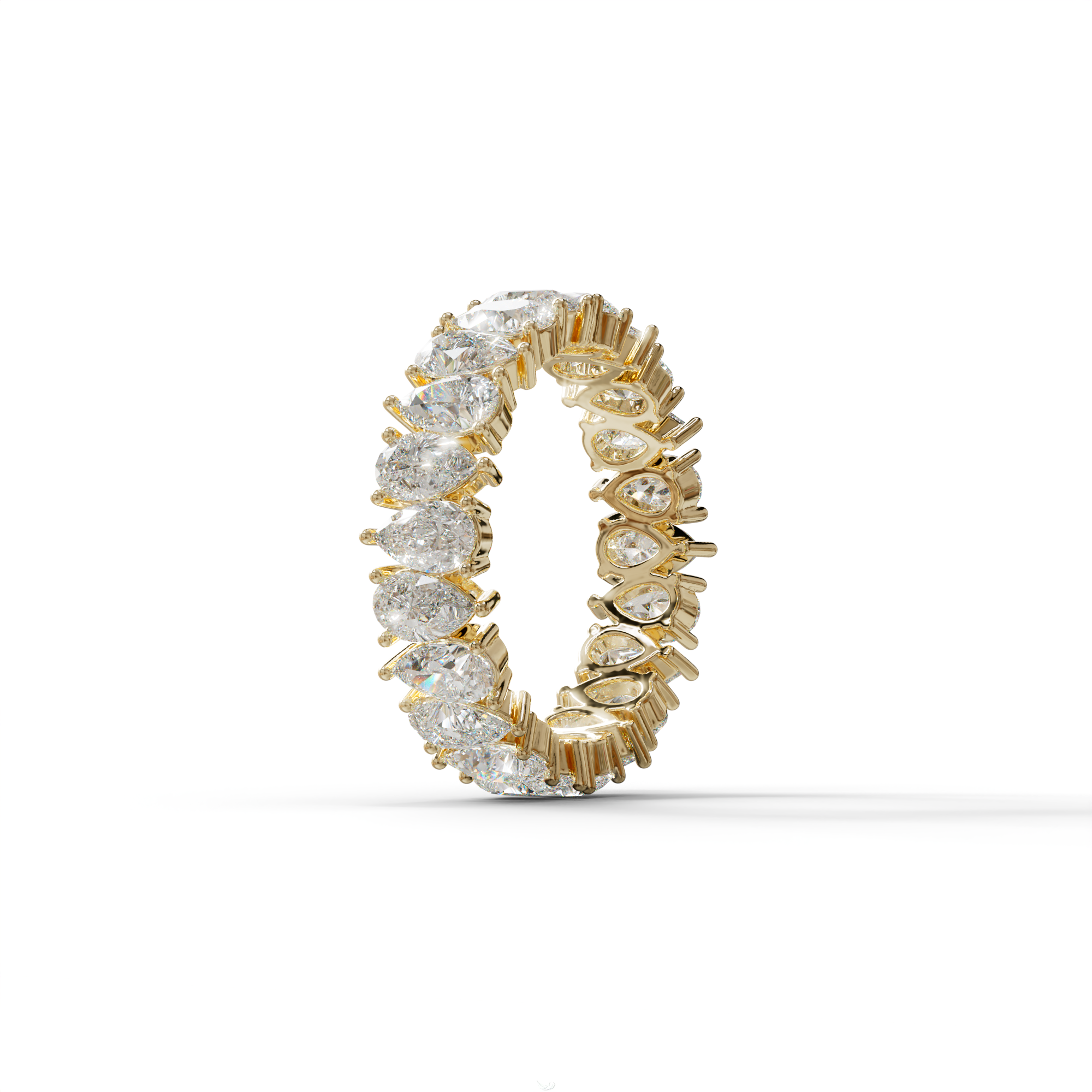 Concierge Eternity - Pear Diamond Full Eternity Band - Stackable Ring