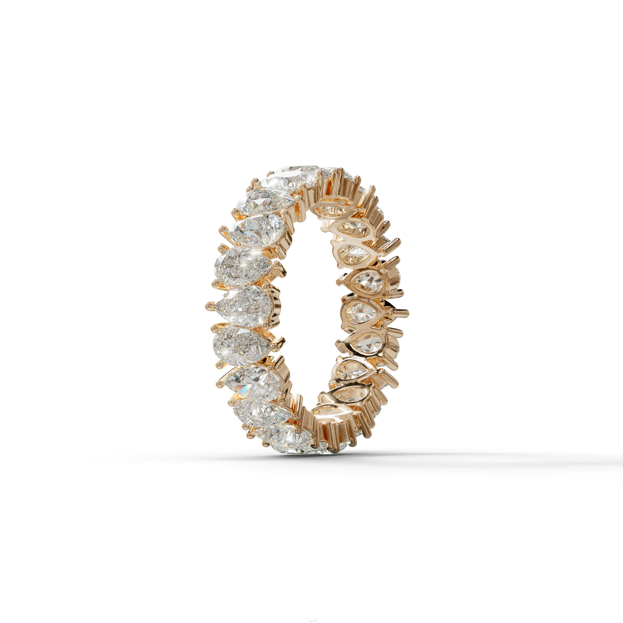 Concierge Eternity - Pear Diamond Full Eternity Band - Stackable Ring