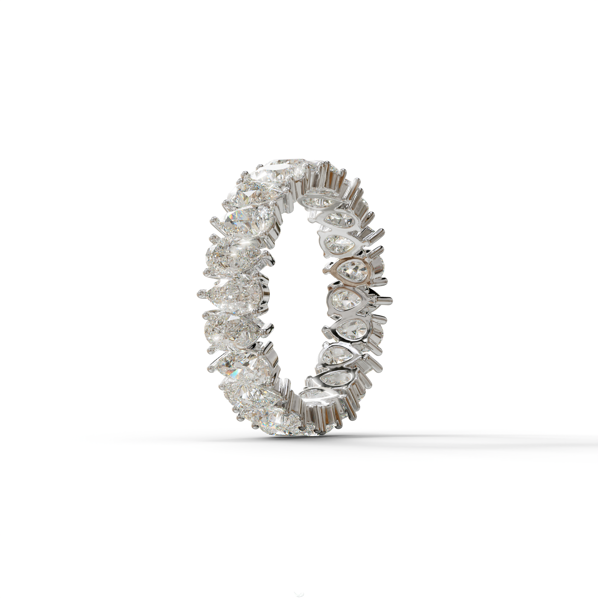 Concierge Eternity - Pear Diamond Full Eternity Band - Stackable Ring