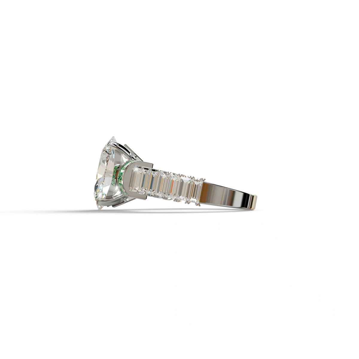 3 Carat E-VVS Oval Cut Lab-Grown Diamond Wedding Ring – Bellora