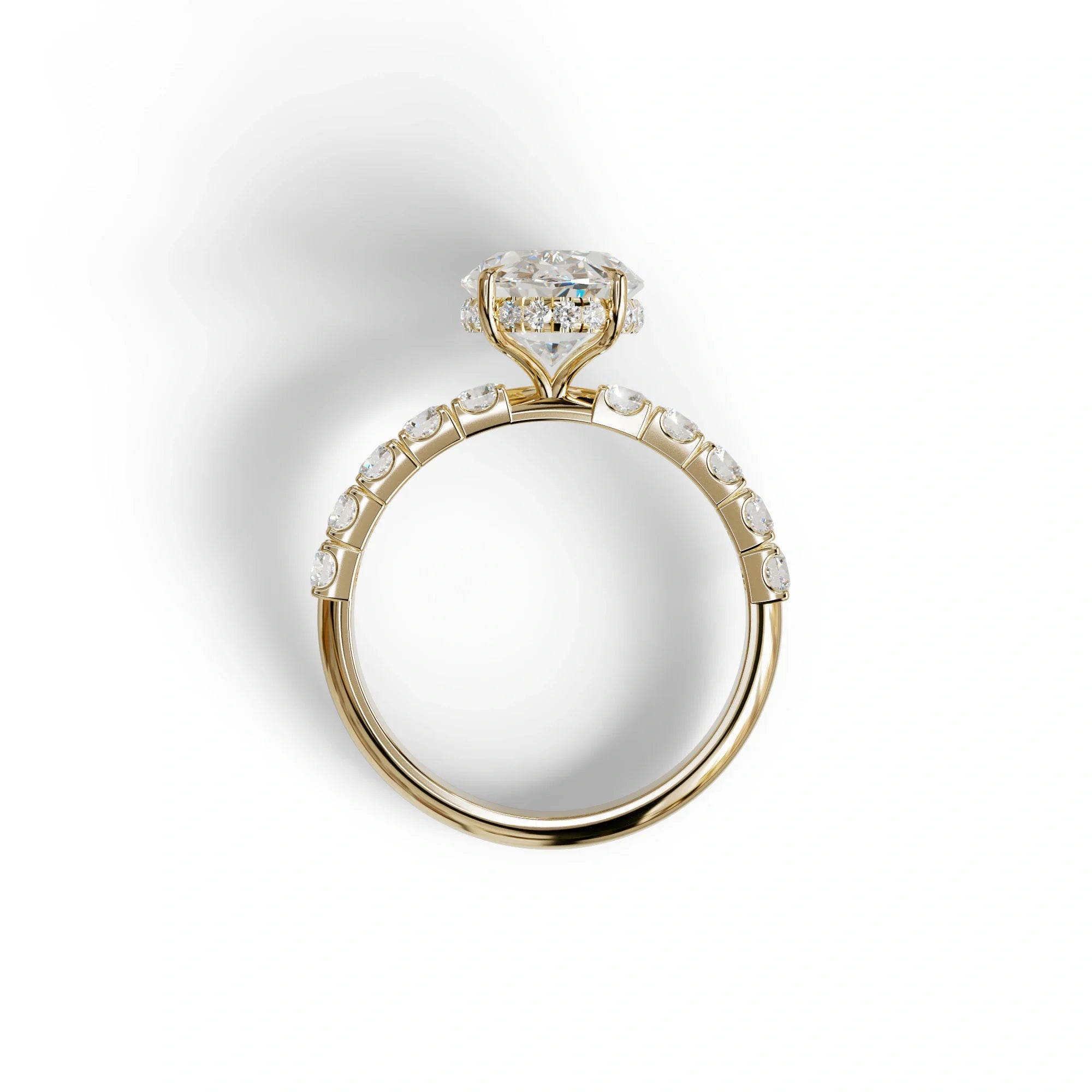 3 Carat E VVS Lab Diamond Oval Engagement Ring - Christie’s