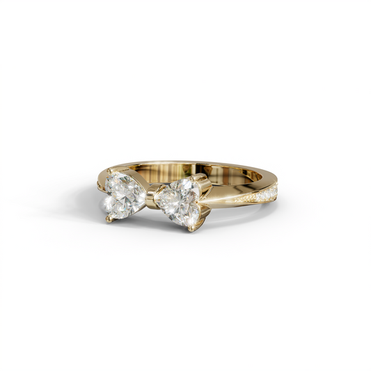 1.5 Carat Heart Cut Diamond Ring - Love