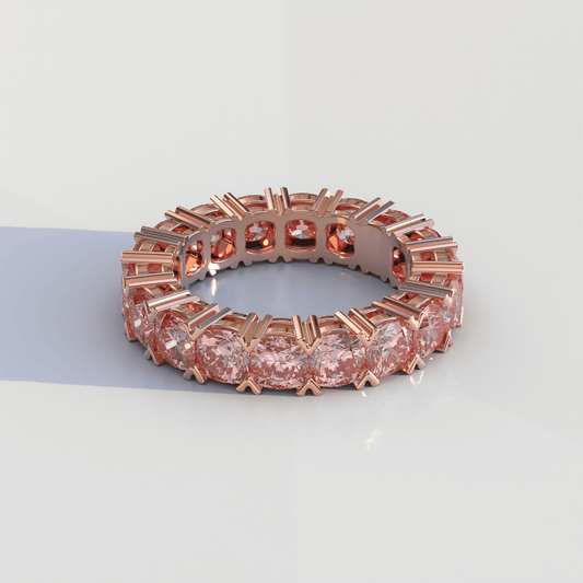 Custom Order SH - Cushion Cut Women's Wedding Band