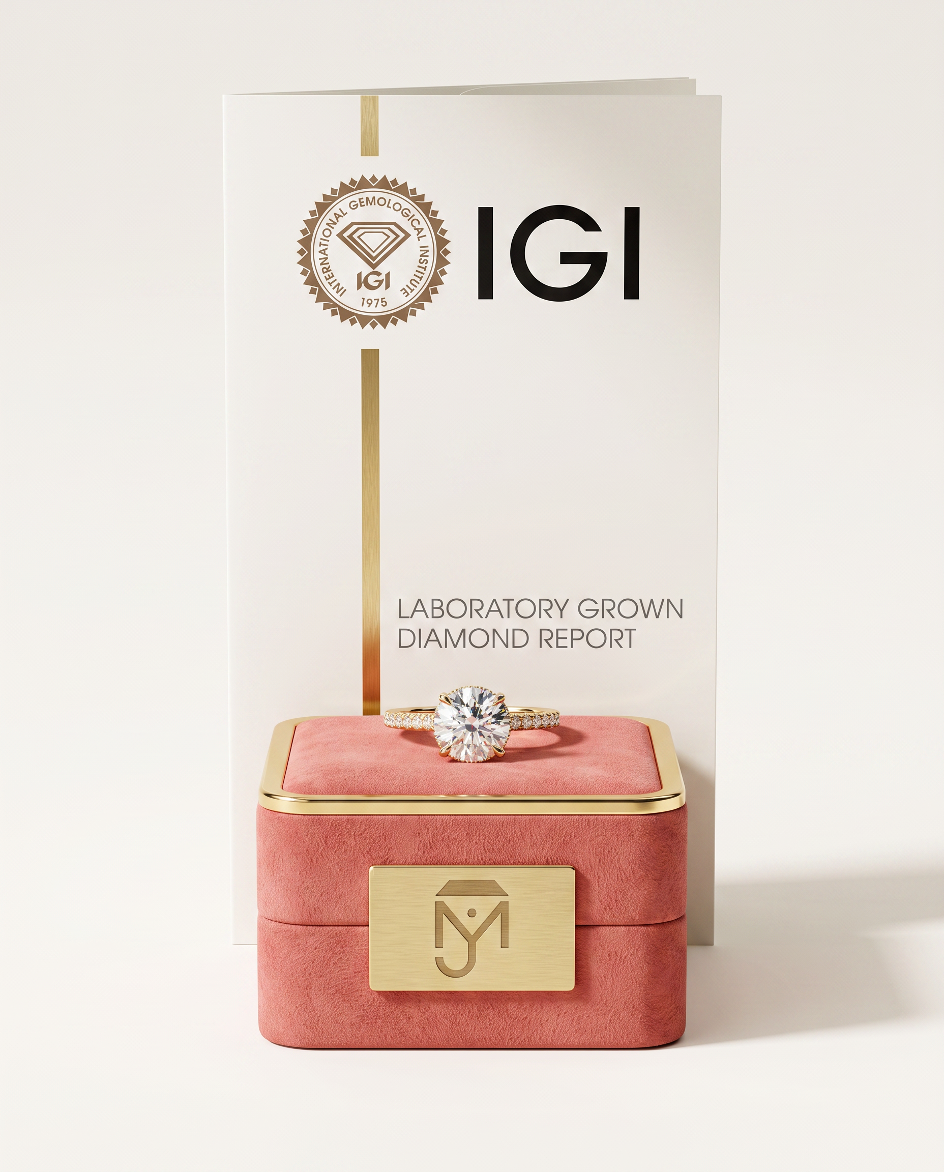 2 to 6 Carat Lab Grown Diamond Engagement Ring – Round Cut Hidden Halo | Liora