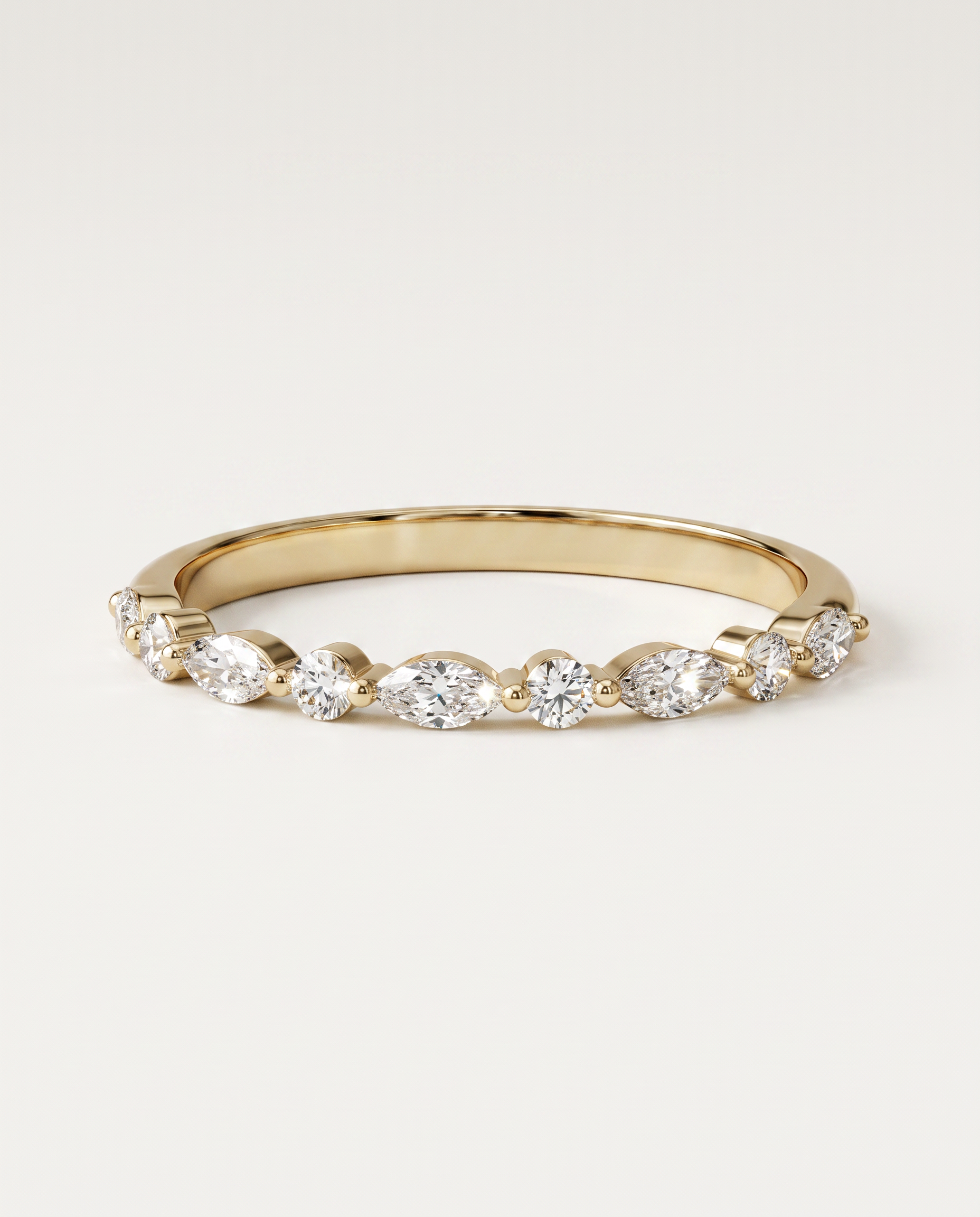 2 Carat Lab Grown Diamond Engagement Ring – Round Cut Eternity