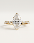 1 to 6 Carat Lab Grown Diamond Engagement Ring – Marquise Cut Hidden Halo | Ottilie