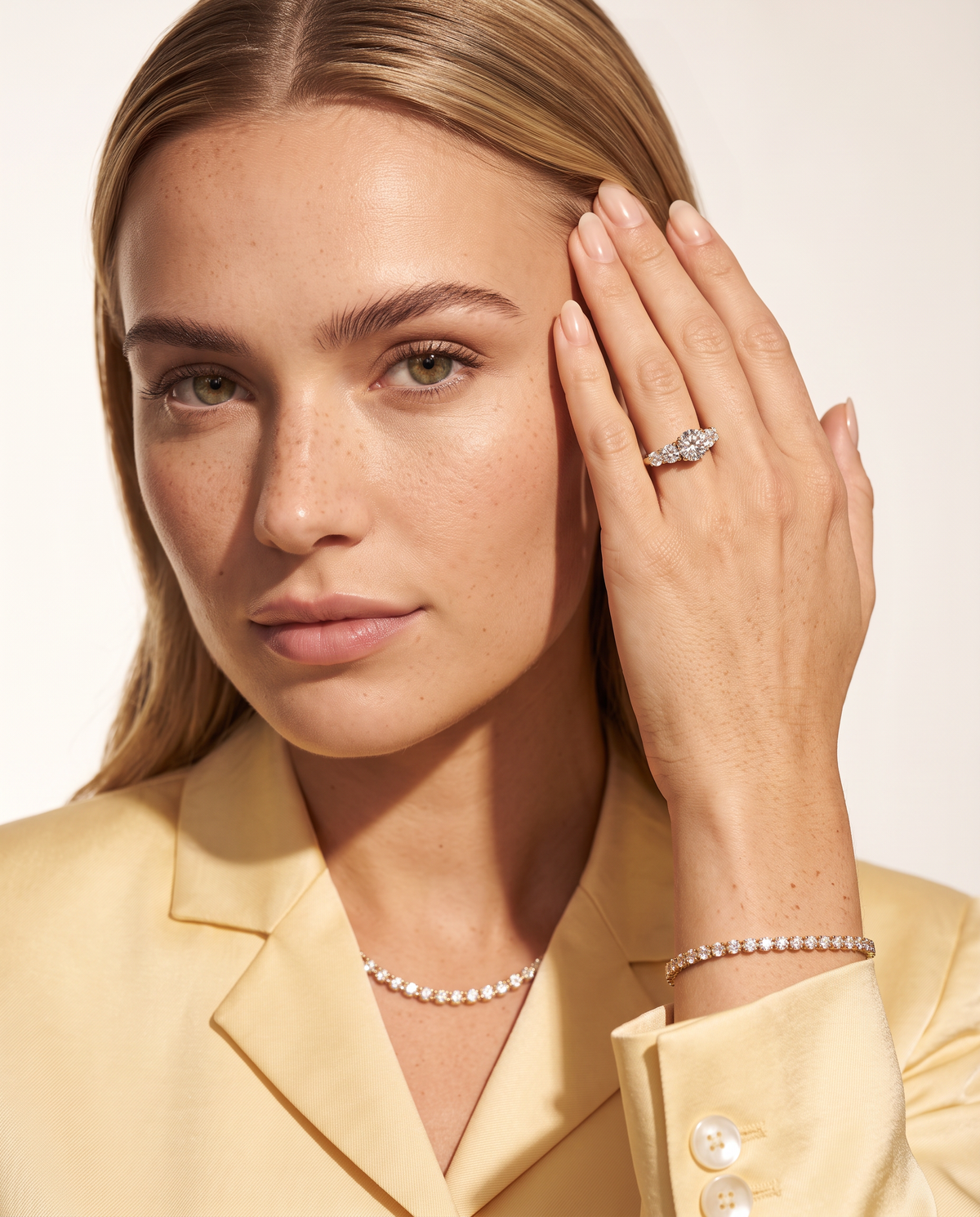 4 Carat Five-Stone Lab Grown Diamond Ring | Avia