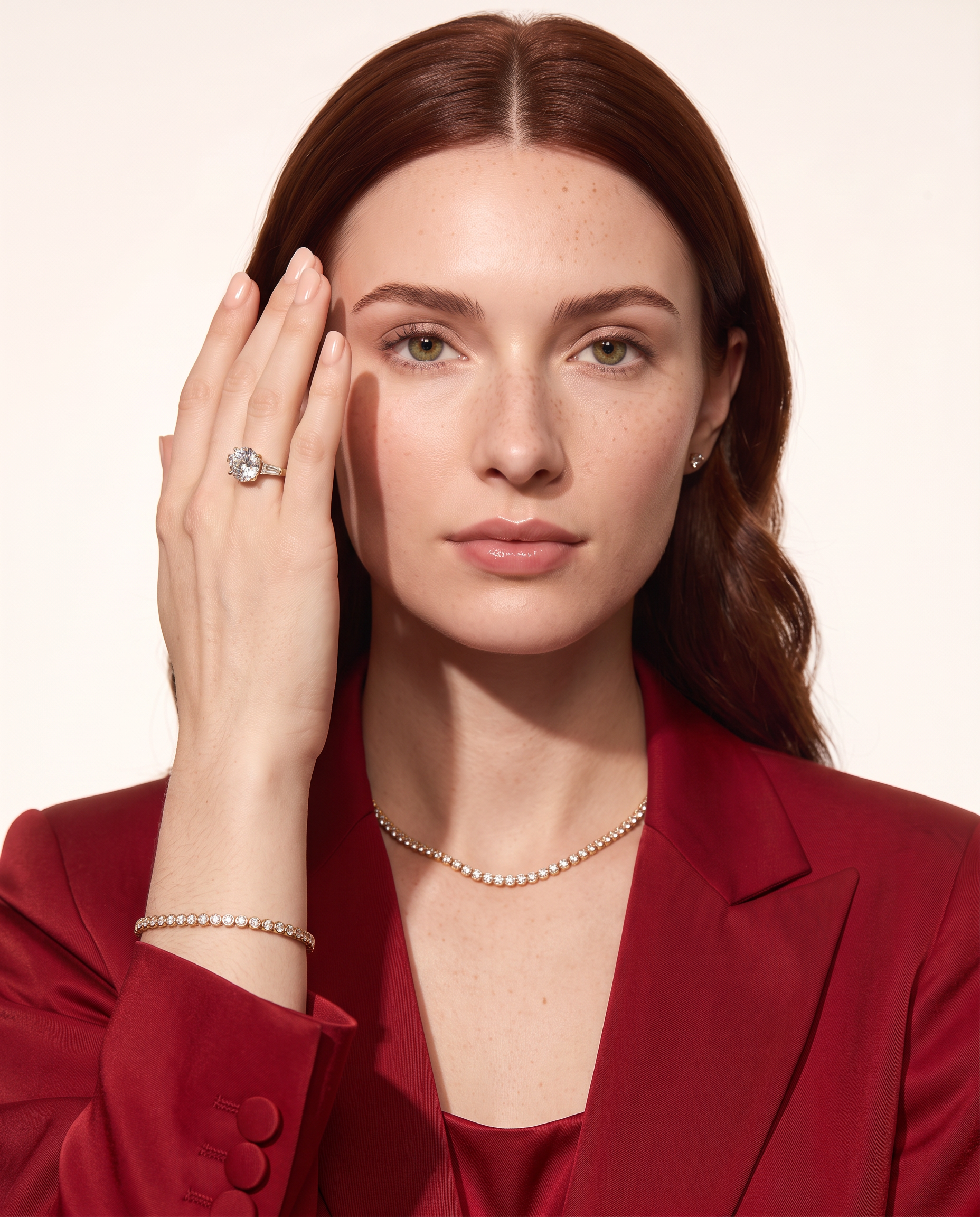 2 to 5 Carat Lab Grown Diamond Engagement Ring – Round Cut Three Stone | Cordelia